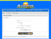 Tablet Screenshot of easylist.caravandealer.com.au